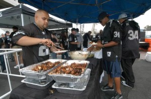 RAIDERS tailgate party