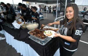 RAIDERS tailgate party      