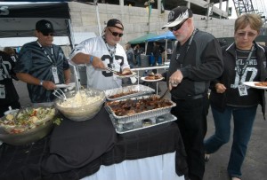 RAIDERS tailgate party   