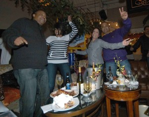 The audience gets in the act  